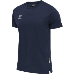 Hummel Move Grid Cotton T-shirt S/S Men - Marine