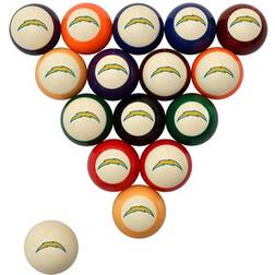 Imperial Cream Los Angeles Chargers Retro Billiard Ball Set