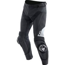 Dainese Delta 4 Leather Pants - Black/White