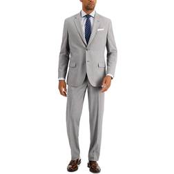 Nautica Men's Modern Fit Bi Stretch Suit- Lt Grey Solid