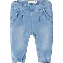 Name It Baby Baggy Fit Jeans - Light Blue Denim