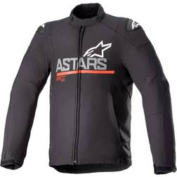 Alpinestars SMX wasserdichte Motorrad Textiljacke, schwarz-grau-rot, Größe
