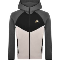 Nike Sportswear Tech Fleece Windrunner Men's Hooded Jacket - Light Orewood Brown/Iron Grey/Black/Metallic Gold