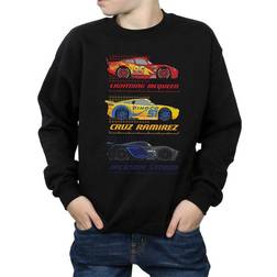 Cars Racer Profile Cotton Sweatshirt - Black