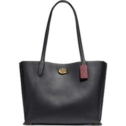 Coach Willow Tote - Brass/Black