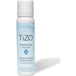 Tizo SheerFoam Body & Face Non-Tinted SPF30