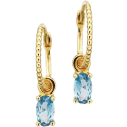 Scrouples 8 Carat Earrings - Gold/Blue