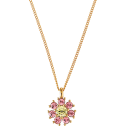 Dyrberg/Kern Delise Necklace - Gold/Pink/Yellow