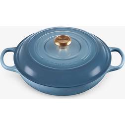 Le Creuset Signature Chambray Cast Iron Shallow with lid
