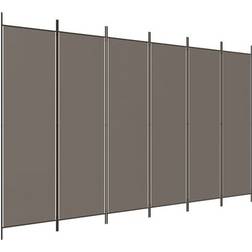 vidaXL 5-Panel Anthracite Grey Rumdeler 300x200cm