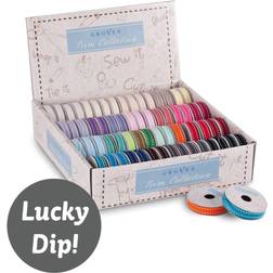 Hobbycraft Stitched Grosgrain Ribbon Assortment 8 mm x 1.83 m