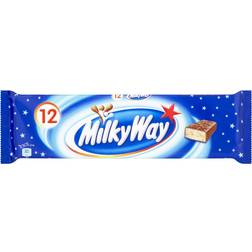 Milky Way Nougat & Milk Chocolate Snack Bars Multipack 12 pcs