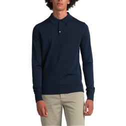 ASKET The Merino Wool Polo - Dark Navy