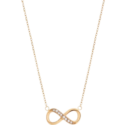 Edblad Infinity Necklace - Gold/Transparent
