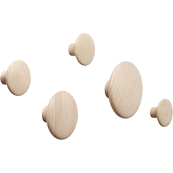 Muuto The Dots Oak Appendiabiti 17cm 5pcs