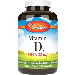 Carlson Vitamin D3 1000 IU 360