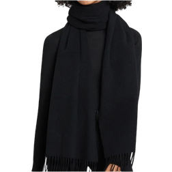 ASKET The Oversized Cashmere Wool Scarf - Black