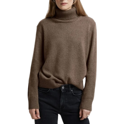 ASKET The Cashmere Roll Neck - Brown