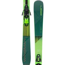 Elan Wingman 86 CTI Fusion X+EMX 12.0 Alpine Skis - Green