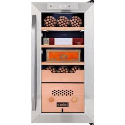 Schmécké 250 Cigar Cooler and Humidor with Spanish Cedar Shelves and Digital Control Panel