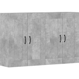 vidaXL 3197988 Concrete Grey Armario de Pared