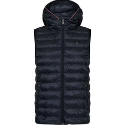 Tommy Hilfiger LW Padded Global Stripe Vest Kvinde Veste hos Magasin Desert Sky