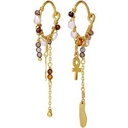 Maanesten Lyra Earrings - Gold/Multicolour