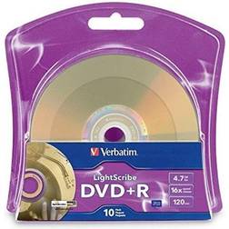 Verbatim DVD+R 4.7GB 16x 10-pack