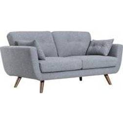 Kyoto Bobby Grey Sofa 167cm 2 Seater