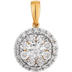 Guldfynd Pendant - Gold/Diamonds