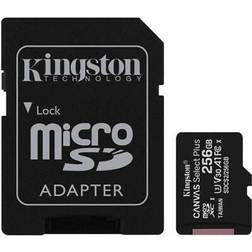 Kingston Canvas Select Plus microSDXC Class 10 UHS-I U3 V30 A1 100/85MB/s 256GB +Adapter