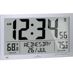 Marathon CLOCK SLIM ATOMIC FULL CALENDAR