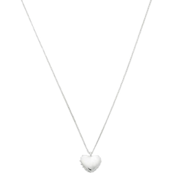Syster P True Love Spike Heart Necklace - Silver