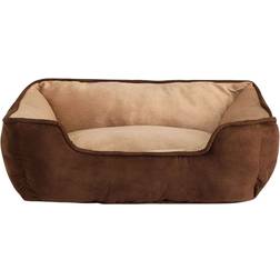 Lionto 2-in-1 Dog Bed in Suede Look 80x60cm