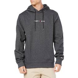 Tommy Hilfiger Logo Hoodie Sweatshirt - Grey