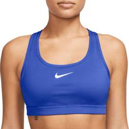 NIKE Women's Swoosh Medium Support Padded Sports Bra - Hyper Royal/White