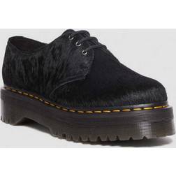 Dr. Martens Eye Shoe, Unisex-Vuxen, Black Hair On, EU, Svart hår på