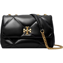 Tory Burch Small Kira Diamond Quilt Convertible Shoulder Bag - Black