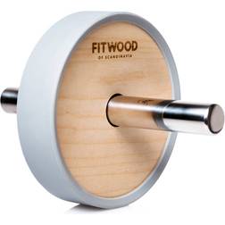 Fitwood Kjerag Ab Wheel Legno Maniglia In Acciaio Inossidabile Anello Grigio