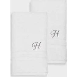 Authentic Hotel and Spa Omni Turkish Guest Towel White, Gray (76.2x40.6cm)