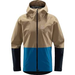 Haglöfs Finch Proof Jacket Men - Sand/Tarn blue