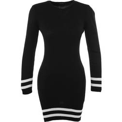 Trendyol Collection Mini Knit Dress - Black