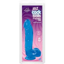 Doc Johnson Jelly Jewels Cock & Balls With Suction Cup