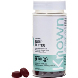 Known Nutrition Sleep Better Mixed Berry Vegan Gummy 60 pcs