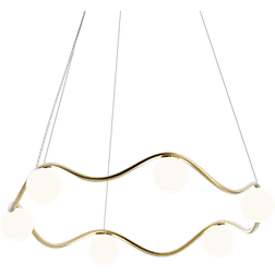 Rebello Decor Circle Of Life V2 Coated Brass/Opal White Pendellampa ∅ 91cm