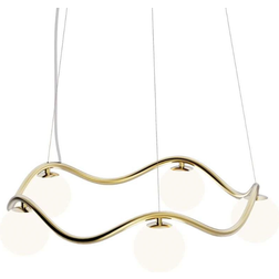 Rebello Decor Circle Of Life Brass/Opal Pendel ∅ 65cm