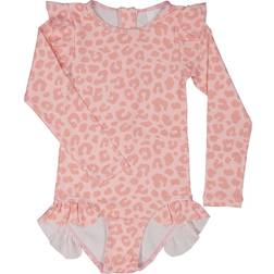 Geggamoja UV Swim Suit Pink Leo 134/140