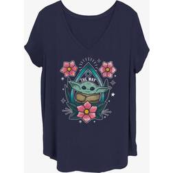 Hot Topic Star Wars The Mandalorian Planchette Child Girls T-Shirt Plus