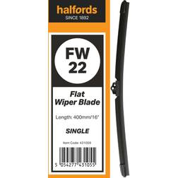 Halfords Flat Wiper Blade Single Fw22