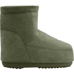 Moon Boot No Lace Suede Boots - Khaki